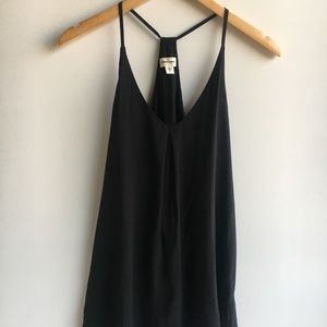 Silence + noise Black Racerback Sleevless Tunic